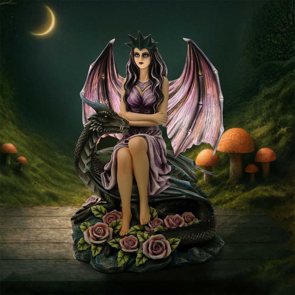 Dragon Rose Enchantress Figurine