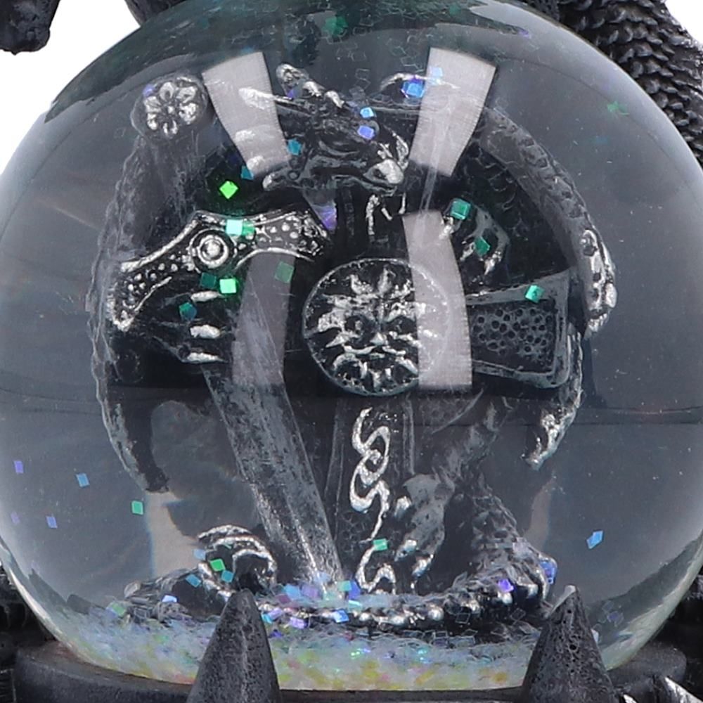 Dragon's Dominion snow globe interior detail