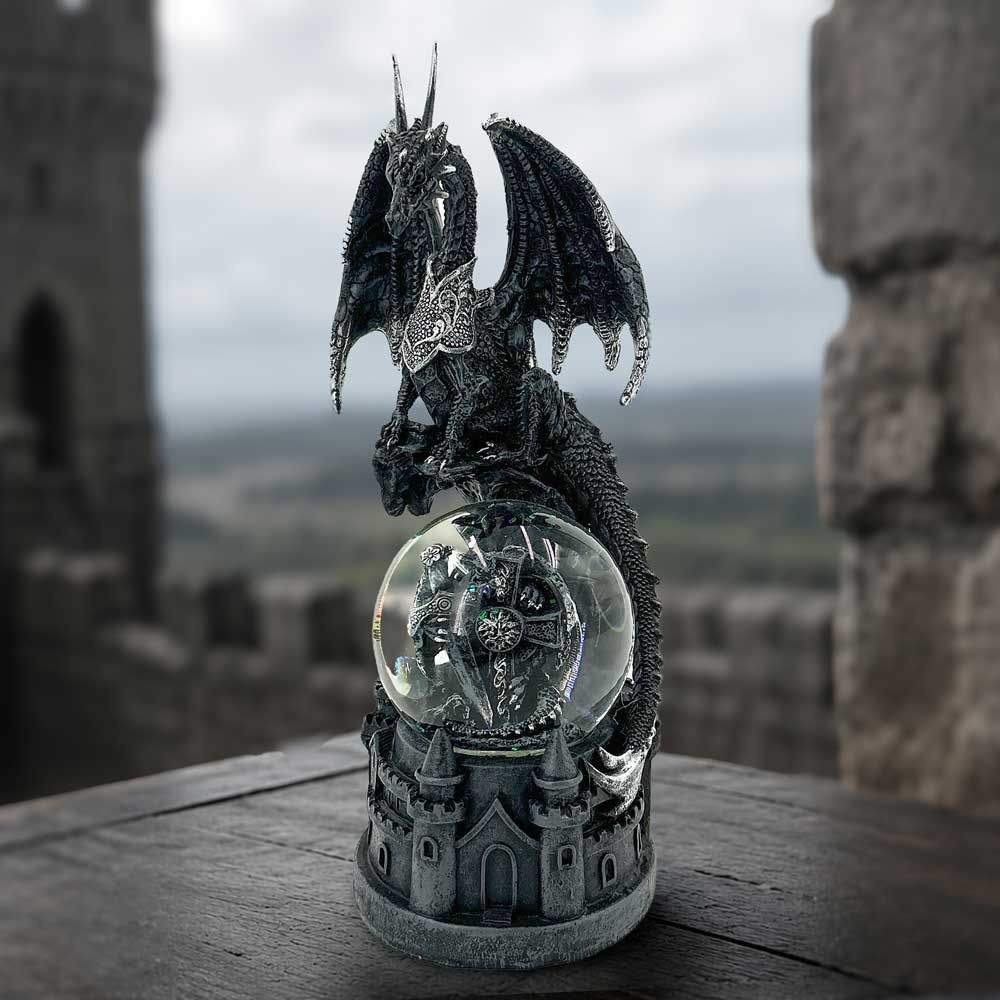 Dragon's Dominion Snow Globe by Nemesis Now