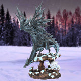 Dragons Wisdom Black Ice Figurine