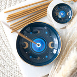 Blue All Seeing Eye Incense Holder