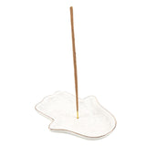 White Hand of Hamsa Incense Holder and Trinket Dish