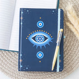 All Seeing Eye Notebook & Crystal Chip Pen