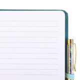 Hand of Hamsa Notebook & Crystal Chip Pen