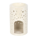 Iridescent White Moon Oil Burner