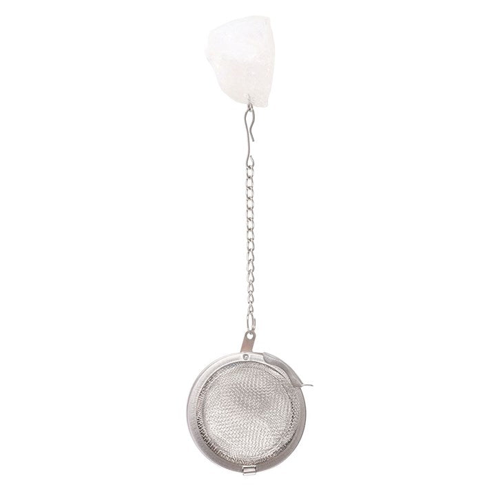 Intuition Glass Mug with Aura Crystal Tea Infuser