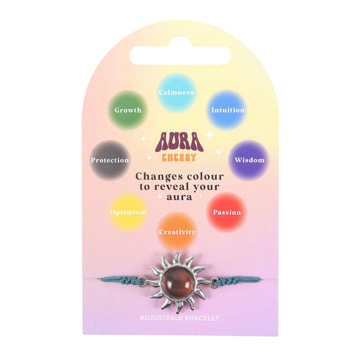 Aura Energy colour changing bracelet with meaning card