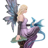 Elvie - Spring Fairy with Dragon Figurine