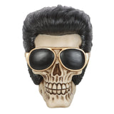 Elvis Skull Ornament
