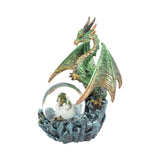 Emerald Oracle Green Dragon Fortune Seer Snow Globe
