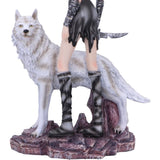 Esarosa Gothic Fairy & Wolf Figurine