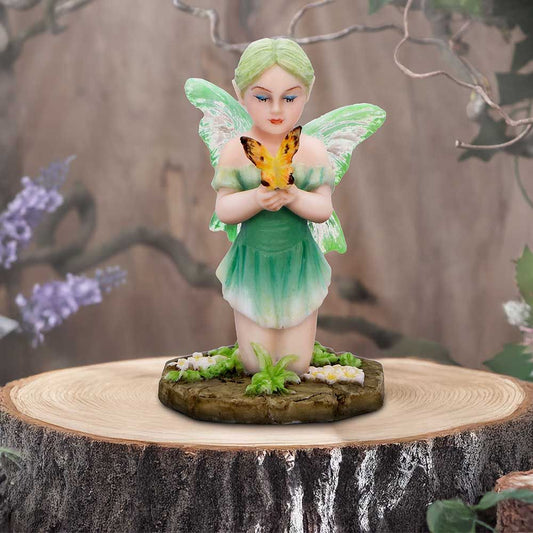 Esme Green Forest Fairy Figurine