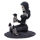 Eternal Affection Skeleton Cat Figurine