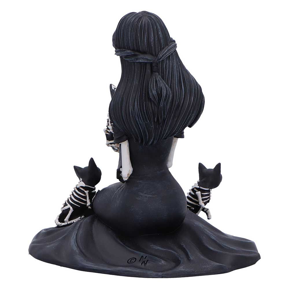 Eternal Affection Skeleton Cat Figurine