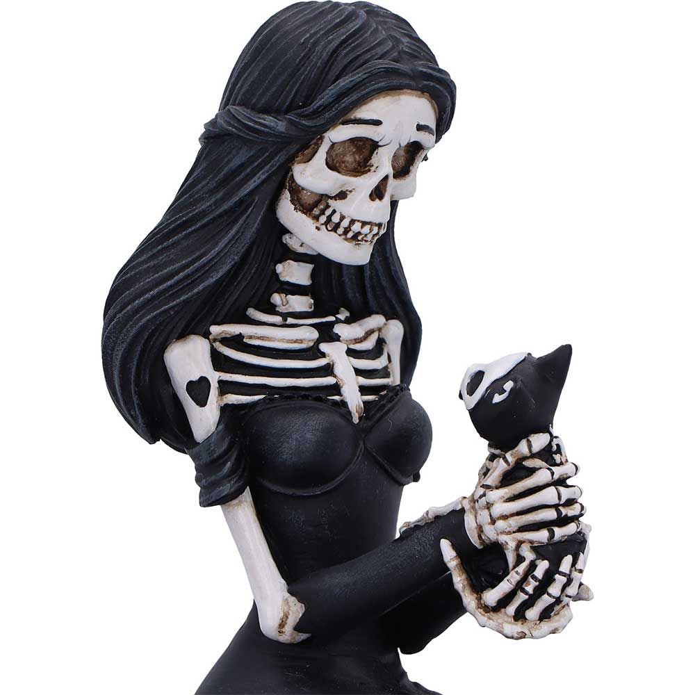 Eternal Affection Skeleton Cat Figurine