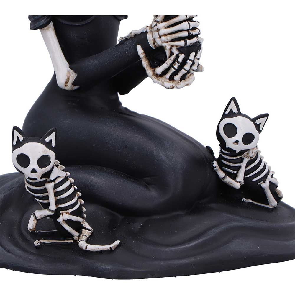 Eternal Affection Skeleton Cat Figurine