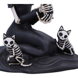 Eternal Affection Skeleton Cat Figurine