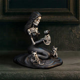 Eternal Affection Skeleton Cat Figurine
