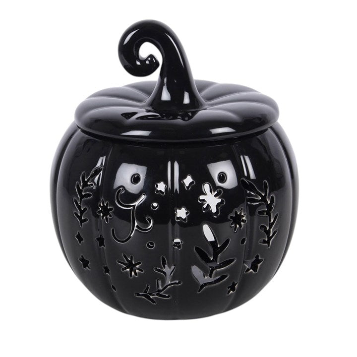Black Folk Pumpkin Oil Burner