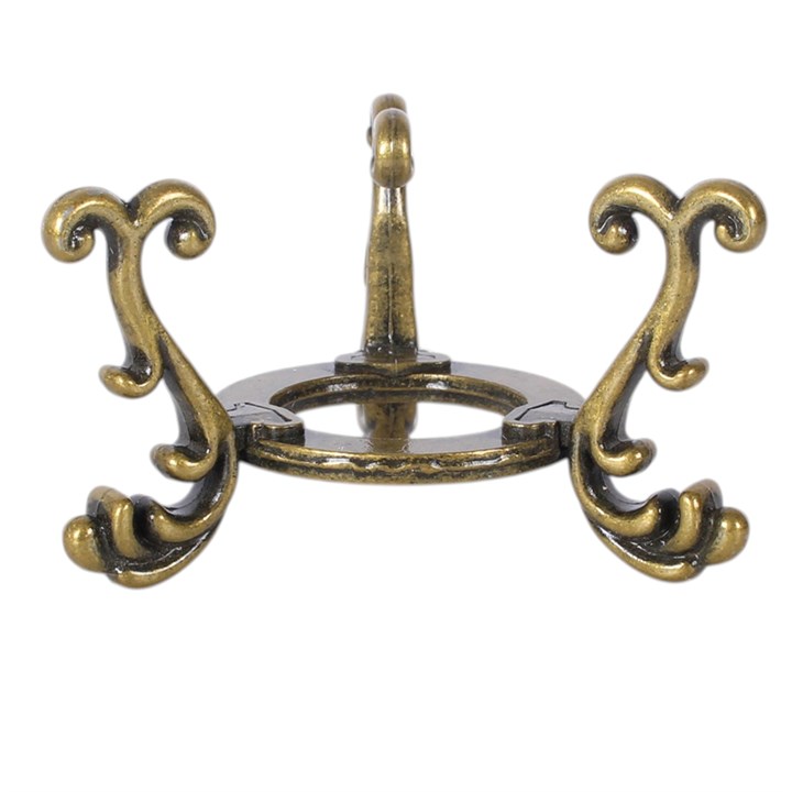 gold ornate stand for fairy crystal ball