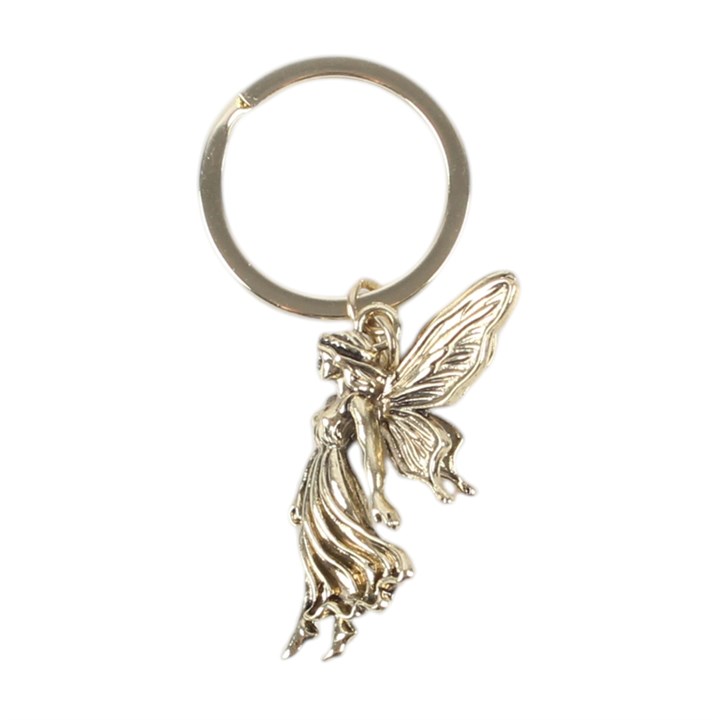 Fairy Tale keyring with gold fairy charm