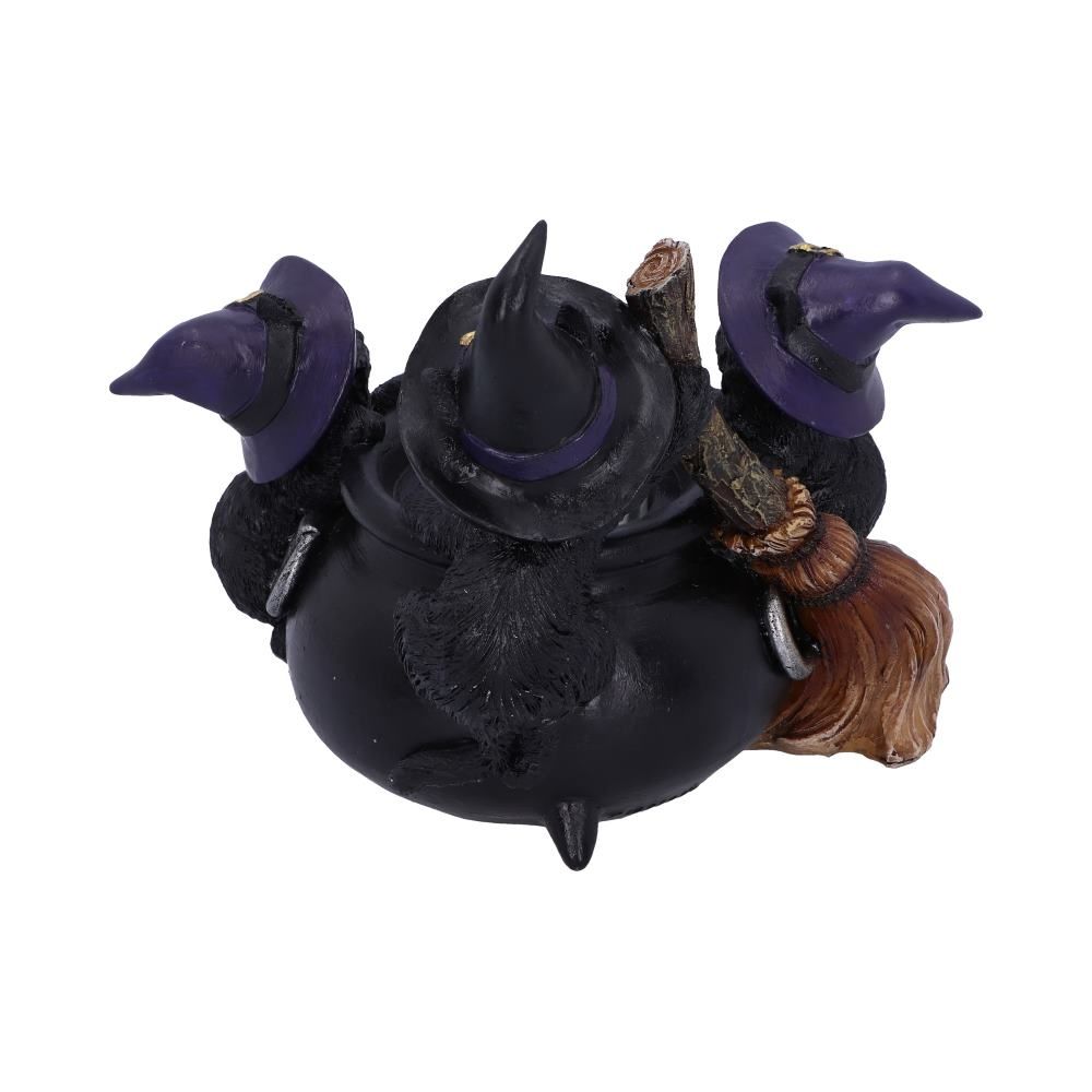 Top view of Familiar Cauldron candle holder