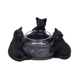 Familiar Trio Cat Tealight Holder