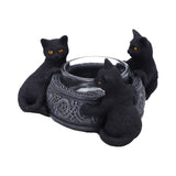 Familiar Trio Cat Tealight Holder