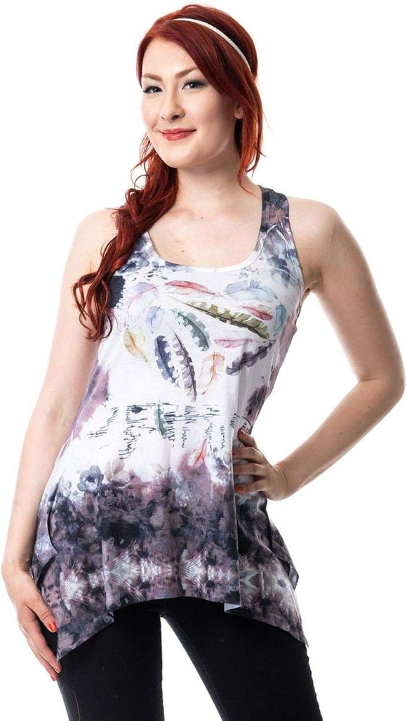 Feather Flower Vest