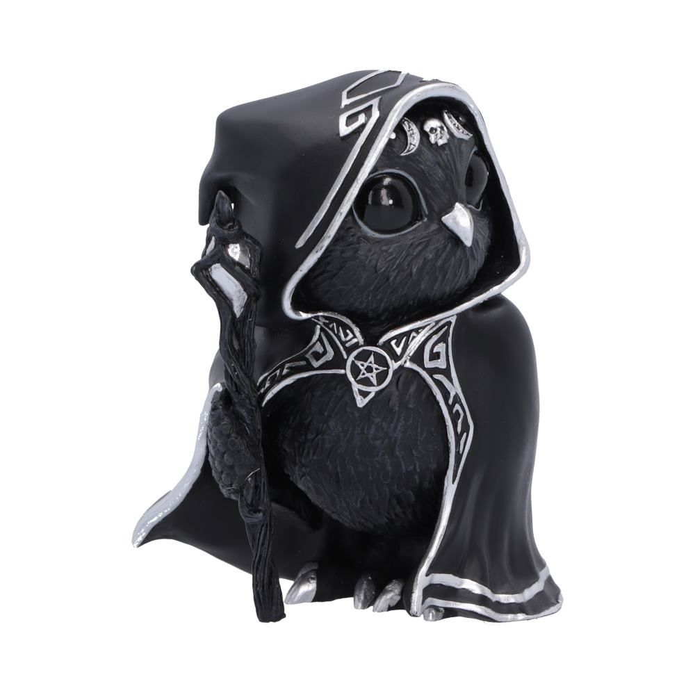 Front angled view of Featheros Cult Cuties owl figurine