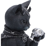 Close-up of Feligor figurine holding a silver skull