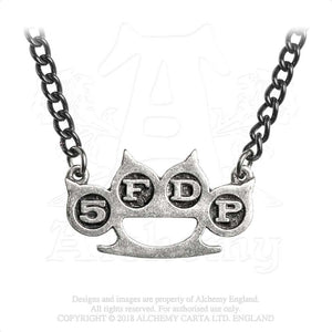 Five Finger Death Punch Knuckle Duster Necklace