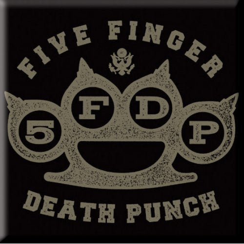 Five Finger Death Punch Magnet: Brass Knuckles