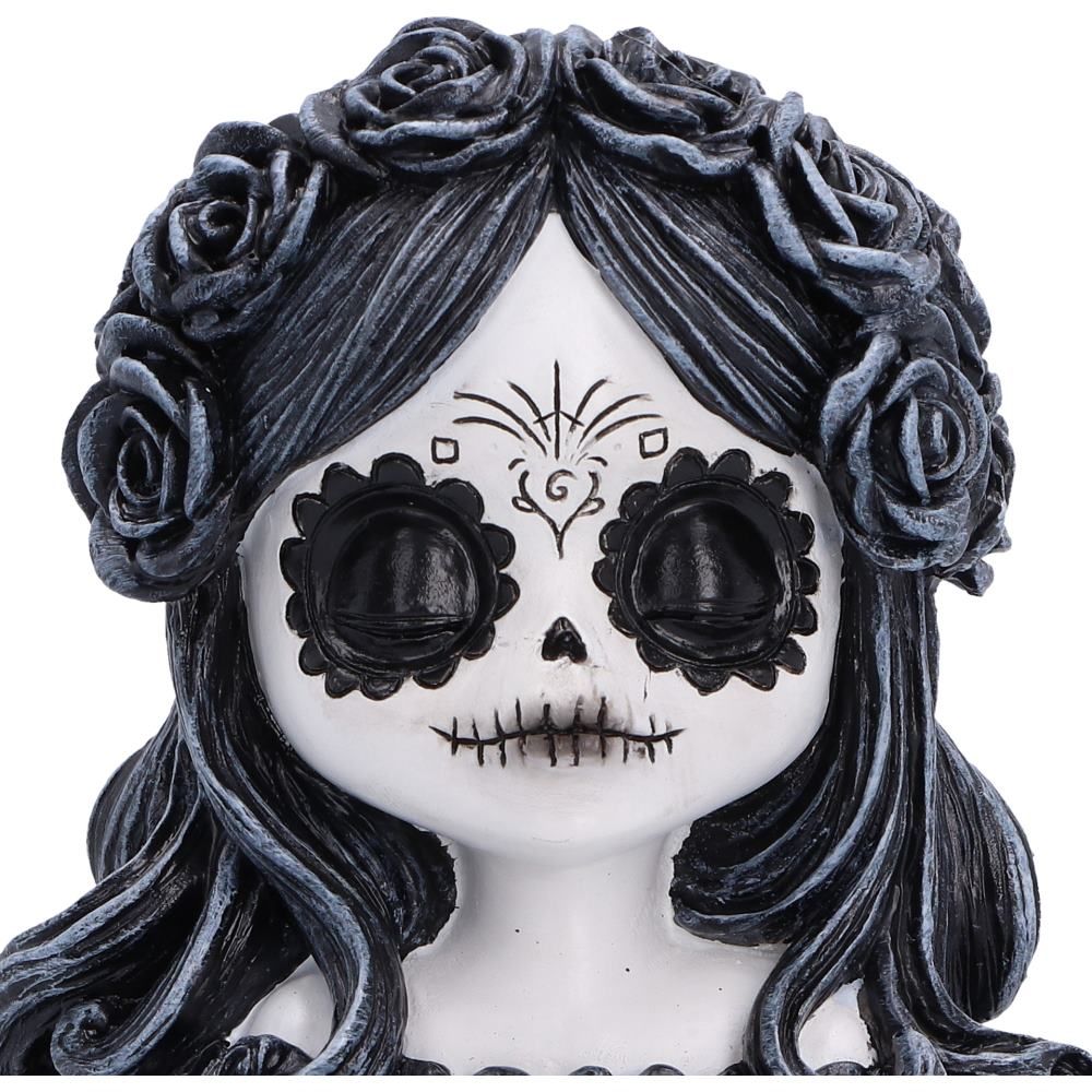 Flor De Muerte Day of the Dead face detail