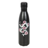 Floral Snake Metal Water Bottle