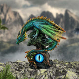Forest Seer Green Dragon Eye Figurine