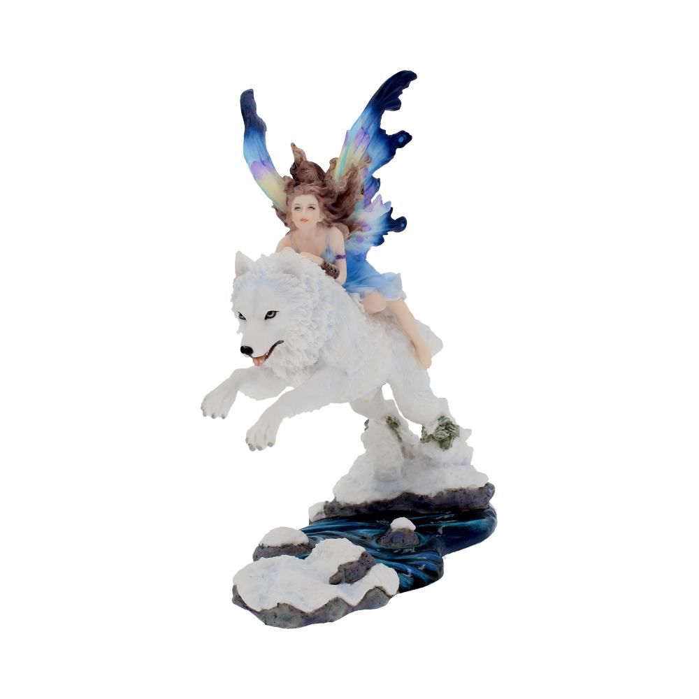 Free Spirit Fairy & Wolf Ornament