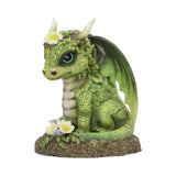 Freesia Flower Dragon Figurine
