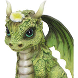Freesia Flower Dragon Figurine