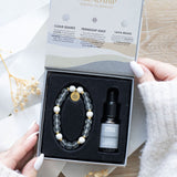 Friendship Quartz Crystal Essential Oil Bracelet