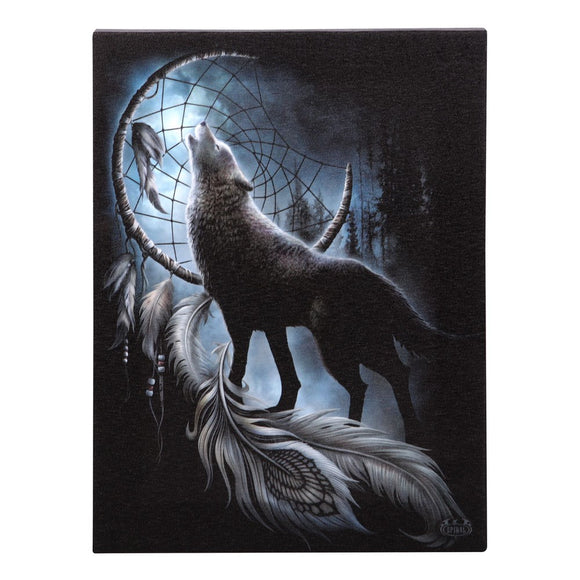 From Darkness - Wolf Canvas Picture