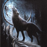 From Darkness - Wolf Canvas Picture