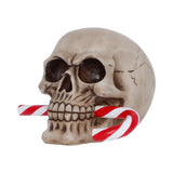 Frostbite Candy Cane LED Skull