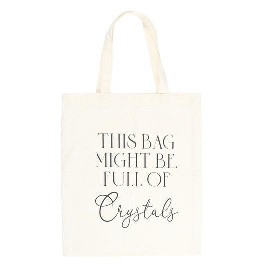 Full of Crystals Cotton Tote Bag