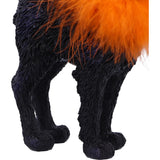 Furdinand Black Cat Feather Boa Figurine