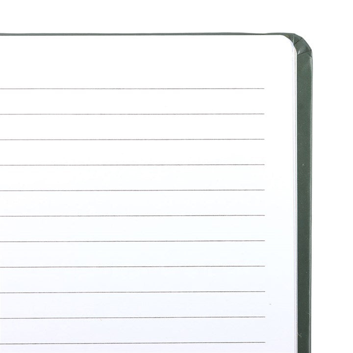 Green Witch A5 notebook lined pages