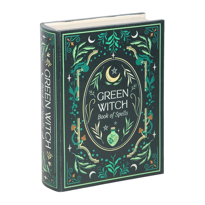 Green Witch spellbook storage box