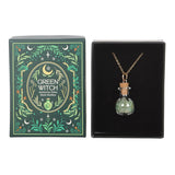 Green Witch Aventurine Potion Bottle Necklace