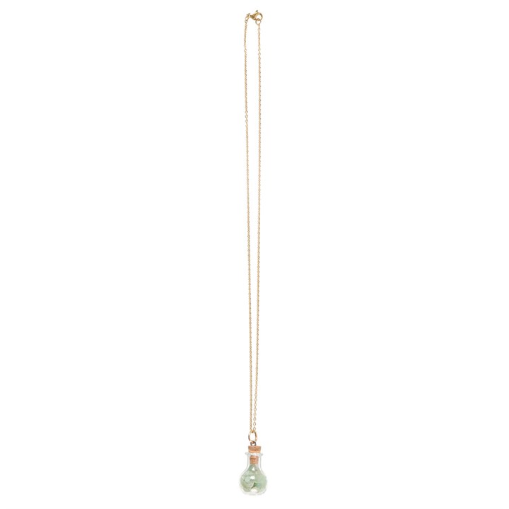 Green Witch aventurine necklace full length