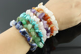 Rose Quartz Crystal Chip Bracelet